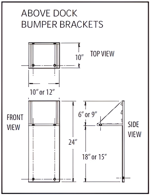 Bumper Bracket Above Dock - AP0106, AP0109, AP0126, AP0129