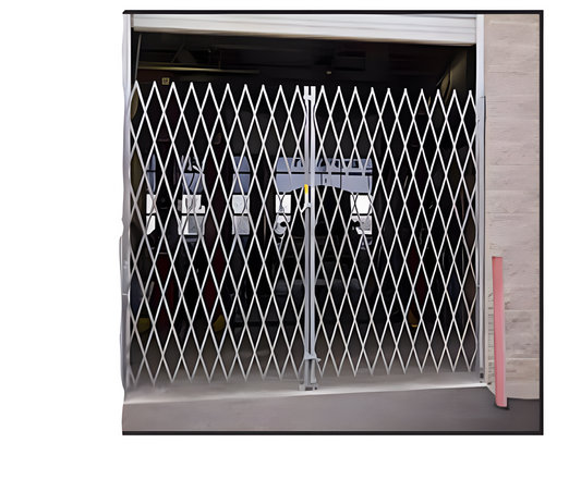 Bi-Parting Folding Steel Security Gate