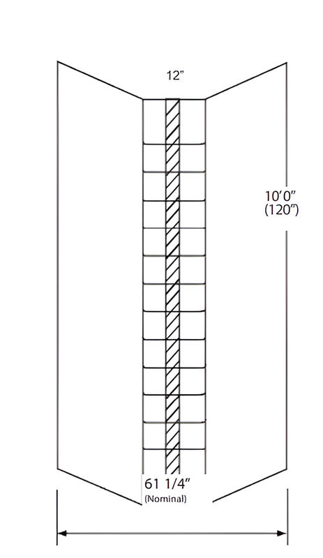 Field Installed Wear Pleats-WP8612CA