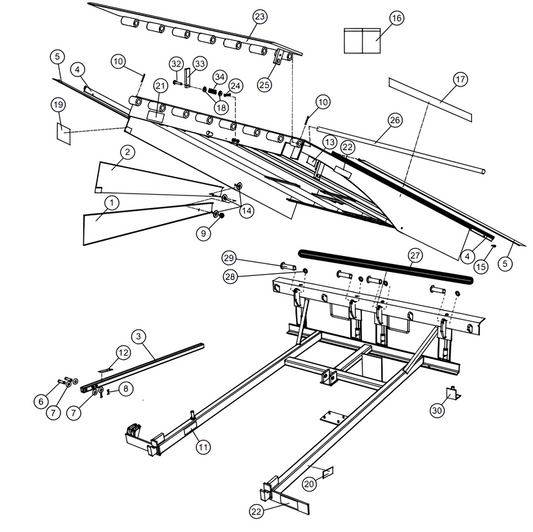 Maintenance Strut 1000-5861042