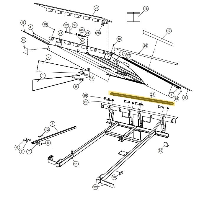 Serco Hydraulic Dock Leveler 800 Spare Parts