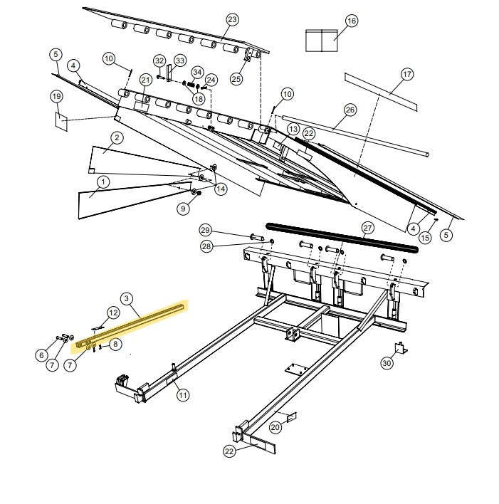 Serco Hydraulic Dock Leveler 800 Spare Parts