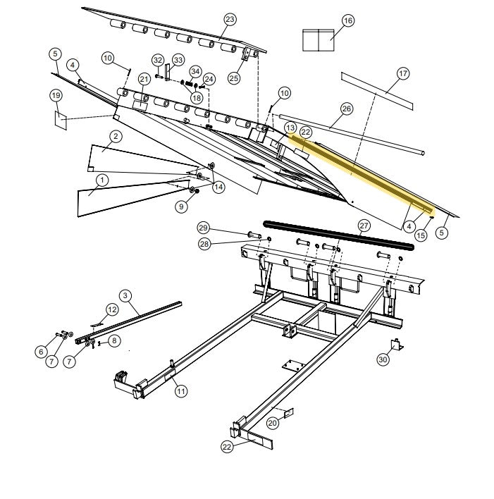 Serco Hydraulic Dock Leveler 800 Spare Parts