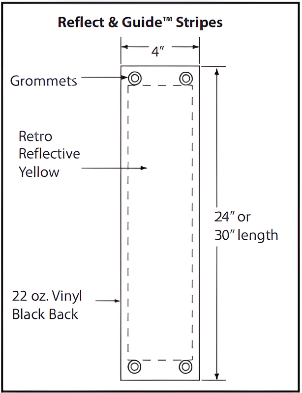 Reflect and Guide Stripes-RGS424