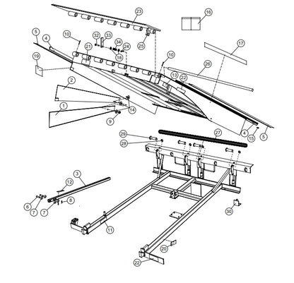 Serco Hydraulic Dock Leveler 800 Spare Parts